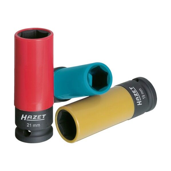 ＨＡＺＥＴ　インパクト用ロングホイールナットソケットセット（６角タイプ・差込角１