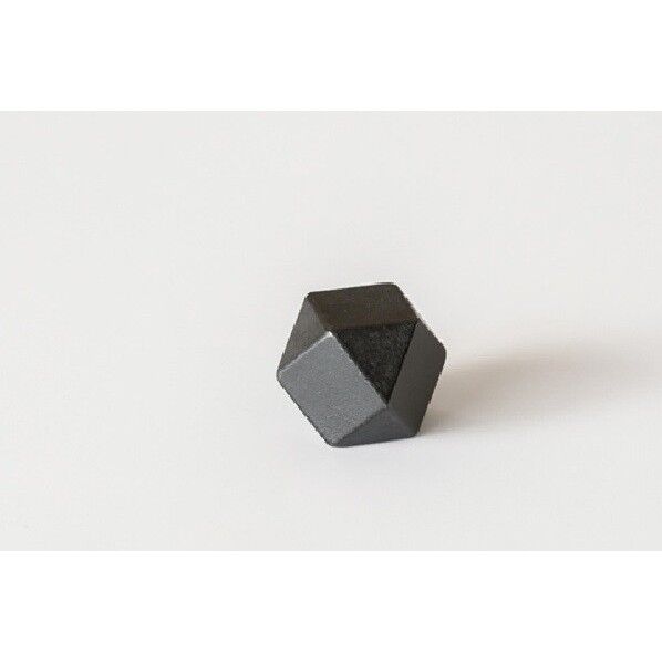 メタリスト ペーパーウエイト四角 35×35×35mm 黒ムラ FG-016 1個