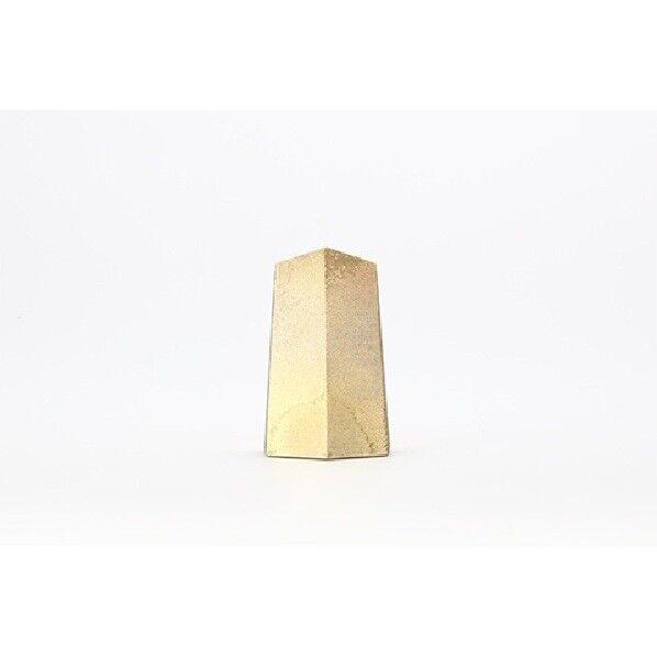メタリスト ブックエンド駒形 66×54×110mm 鋳肌 FG-021 1個