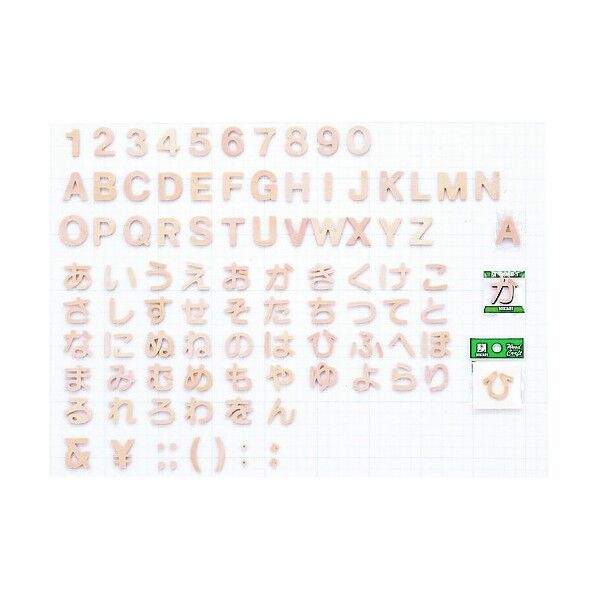 シナベニア製抜き文字 パック式 PSB-25