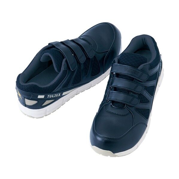 セーフティシューズ（耐油･耐滑･静電･面ファスナー）（男女兼用） 008ネイビー 23.0 51659 1足