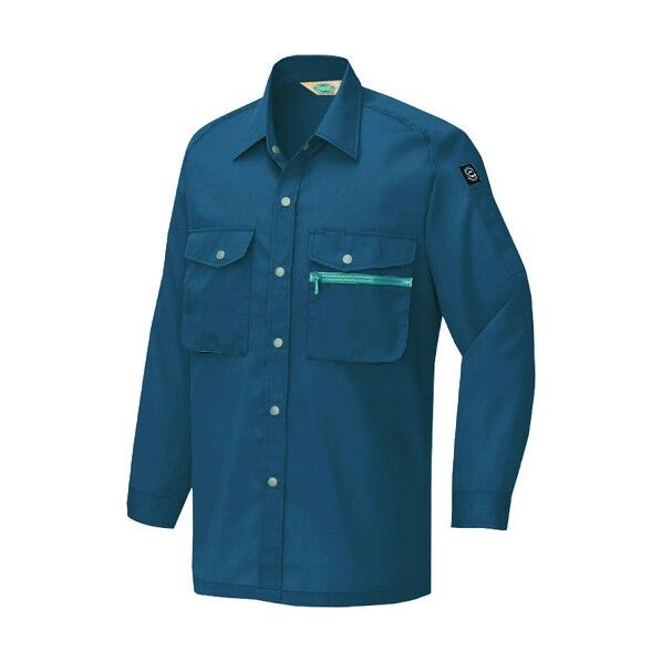 長袖シャツ(男女兼用) 108ネイビー 4L 285 1