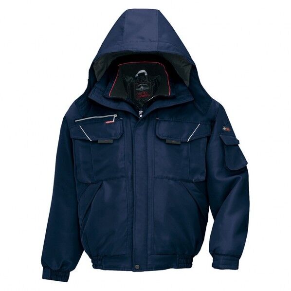 防寒ブルゾン(男女兼用) 008ネイビー M 8461 1点