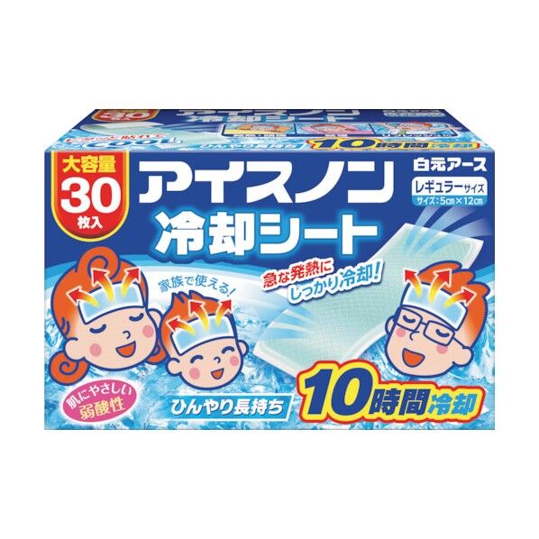 白元アース 冷却シート 02476-0 1点