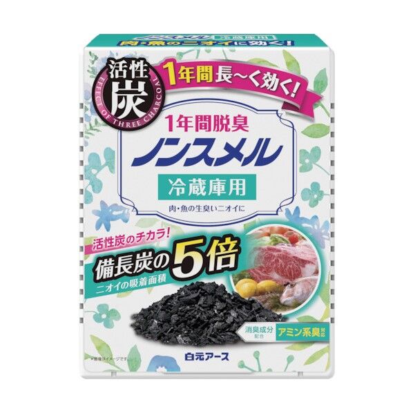 白元アース ノンスメル冷蔵庫用置き型1年間脱臭 01314-0 1点