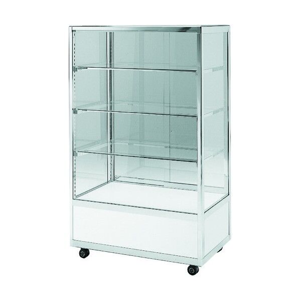 エクシード ハイケースS クロームメッキ プッシュ錠付900×450×H2100 S9-451-C-P 1点