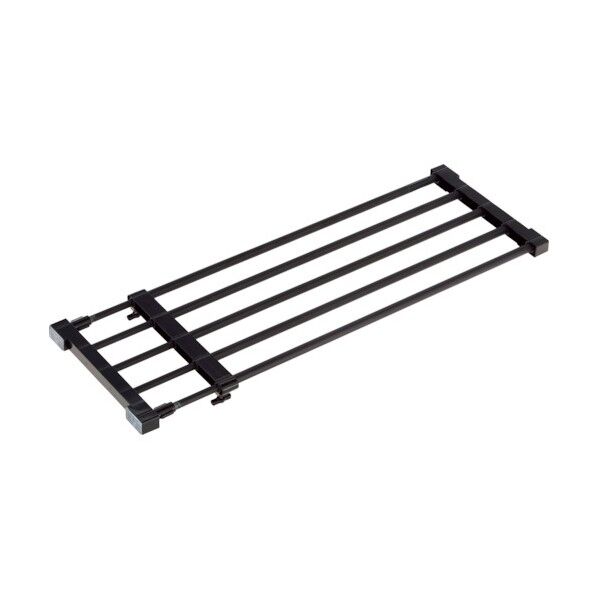 突ぱり強力伸縮棚 マットブラック 小