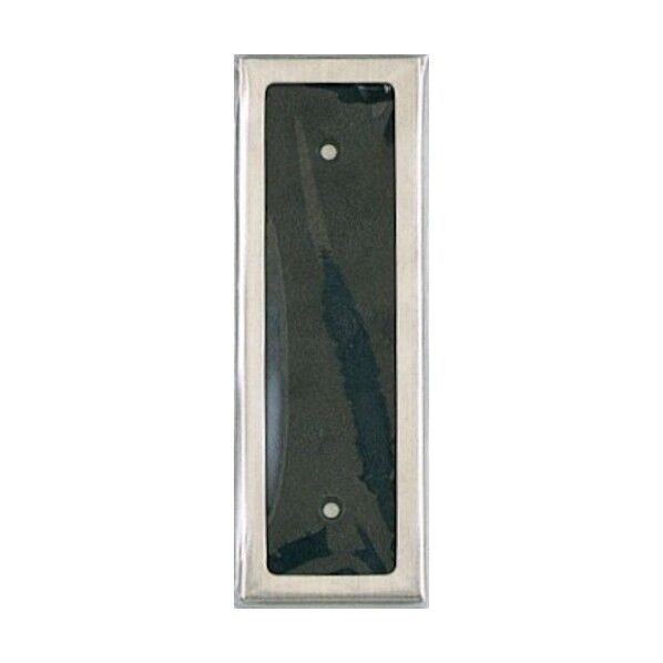 サインプレート 名札ケース ステンレス製 . 140×40mm AS144 1枚