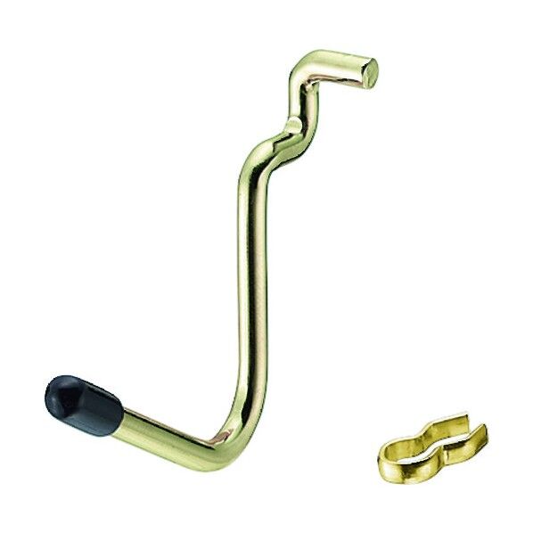 パンチングボードゴールドパーツ L型フックキャップ黒 4P . PBLFG-50 4点