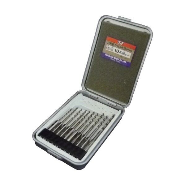 ISF 六角軸コバルト正宗ドリル 10本組セット(スチールケース入) 6COD-10S 1点