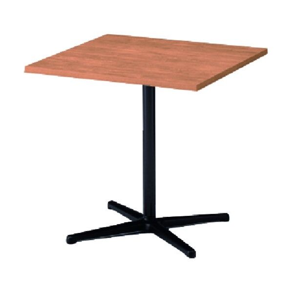ノットワークカフェテーブル角型 天板トリニティオーク・脚サテンブラック TLL-0667J-TT 1点