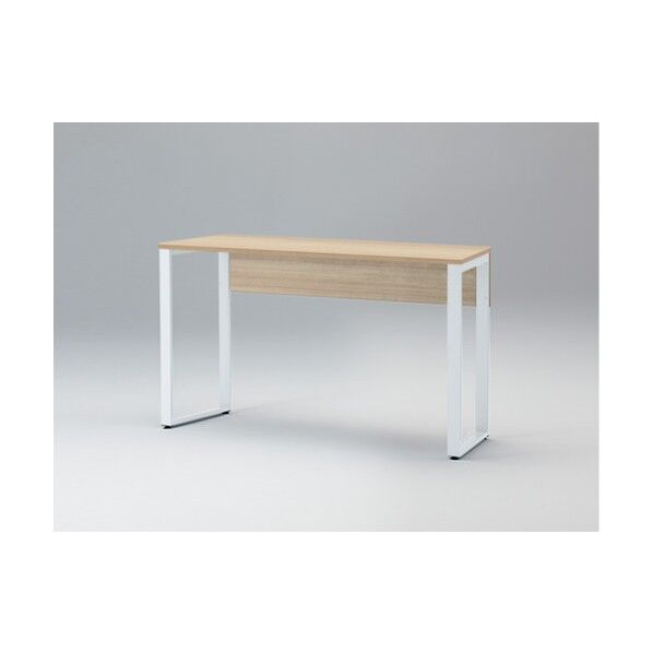 ノットワーク タッチダウンハイテーブル片面D600 天板アモナアカシア・脚ホワイト JWL-186GLH-WA 1点