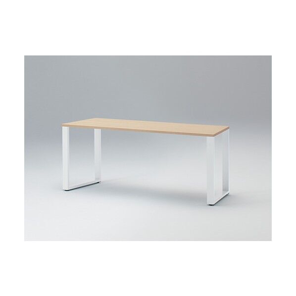 ノットワーク タッチダウンテーブル片面D600 天板アモナアカシア・脚ホワイト JWL-186GLS-WA 1点...