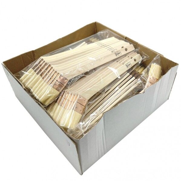 白毛 無印 目地刷毛(筋違) 8号 100本入