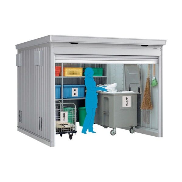 物置 ダストボックス FF-2630HDG 土間 多雪型 高基礎 GM ガンメタリック GKF78H 1台