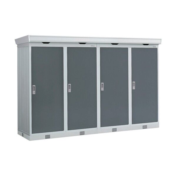 物置 ドアタイプ連続型 FD-0808L-2 CG チャコールグレー GJK112 1台