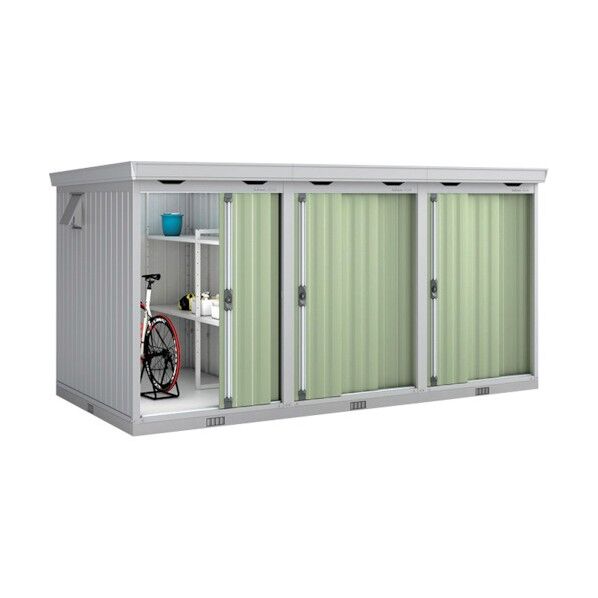 物置 引き戸タイプ連続型 FL-1422SL-2 一般.多雪型 PS