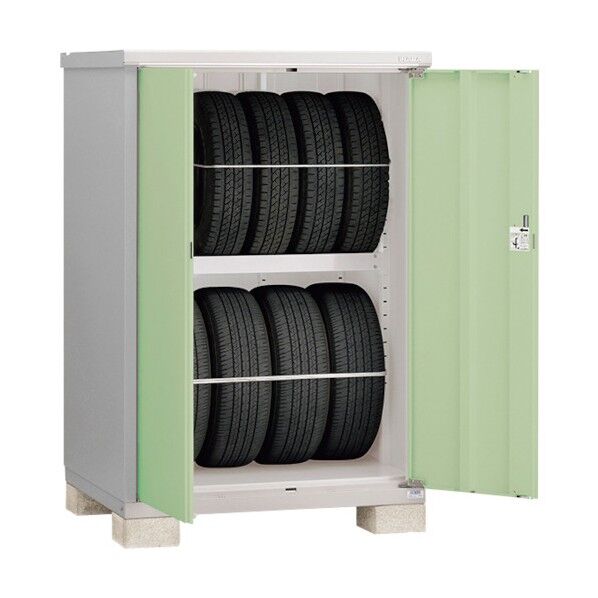 物置 タイヤストッカー BJX-119DT JG ジェードグリーン G7C9P2 1台