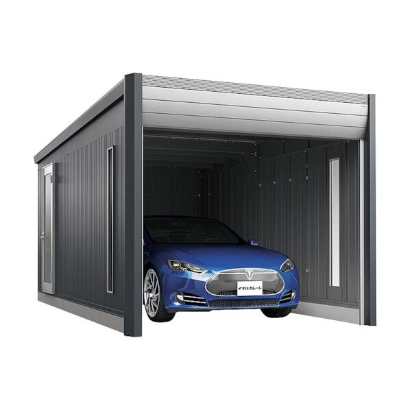 ガレージ アルシア DR-3157HPA 高基礎 TypeA 一般型 フランネルグレー A311B1 1台