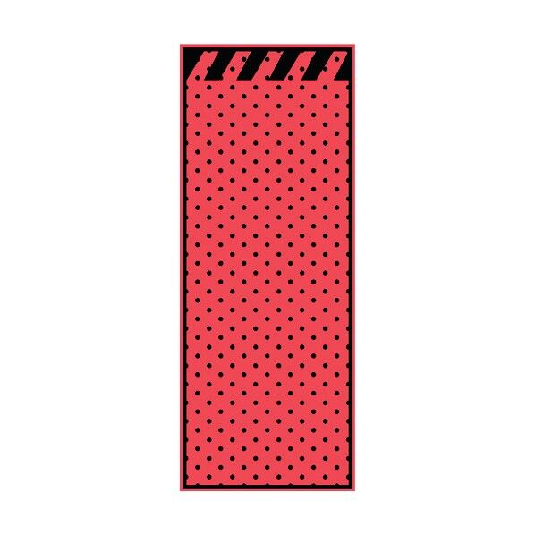 エアーメッシュサイン看板(高輝度オレンジ蛍光反射)無地 蛍光オレンジ 1550×550mm 234401 1点