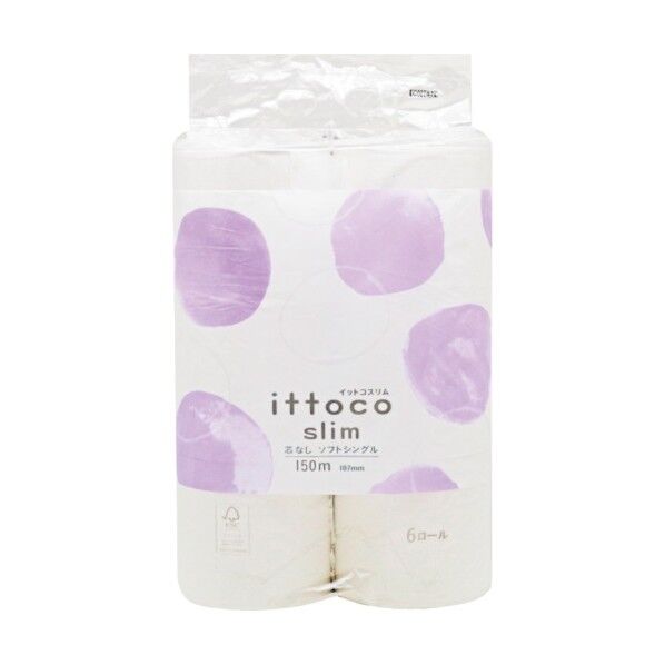 イットコ芯なしスリム 7-2261-01 6ロール