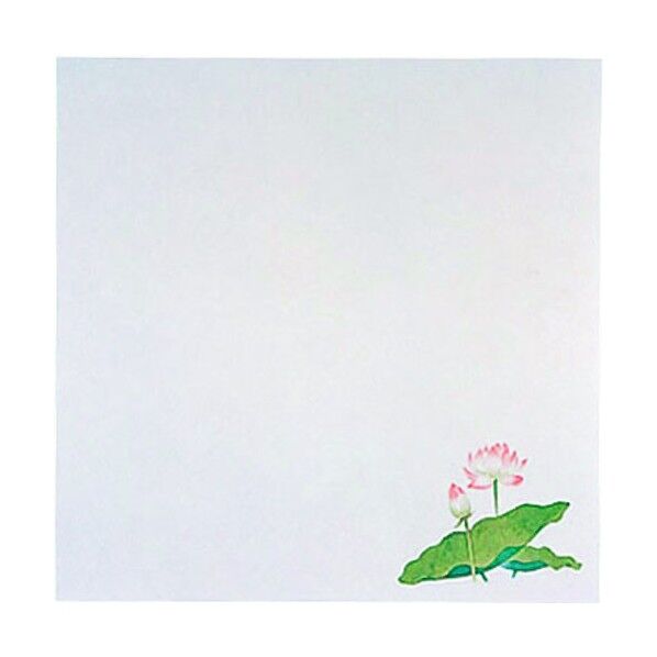 四季耐油天紙(小) はす 100枚