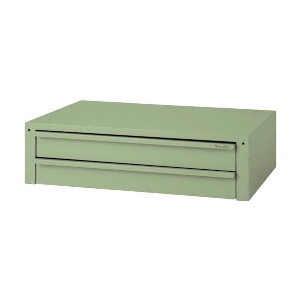 スペシャルワゴン用 キャビネット 浅型2段タイプ WLD-7S2-G 1点