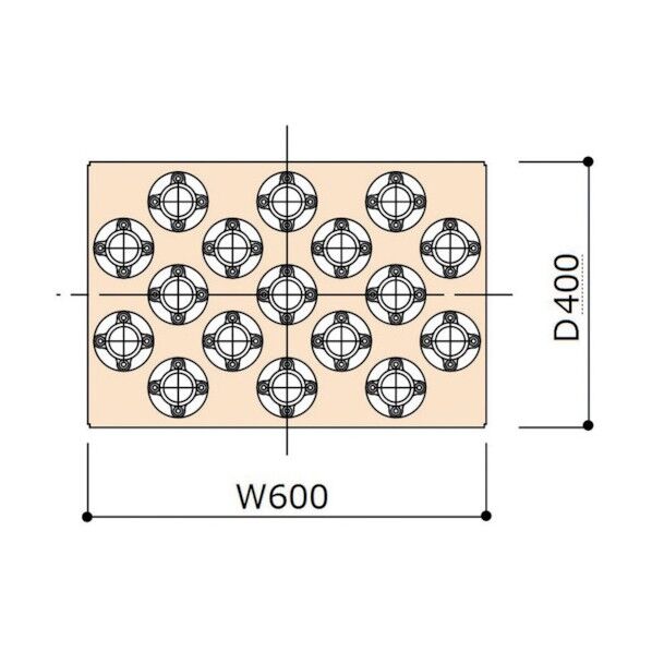 ツーリングワゴン用 追加棚板(ホルダー付) WLT-6H40-IV 1点