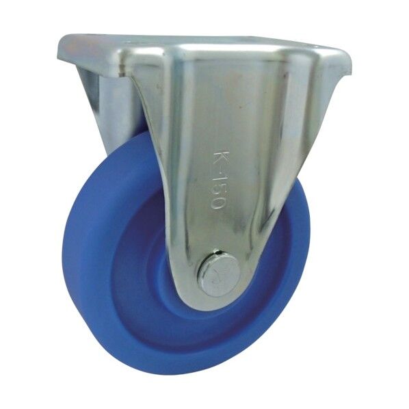 MCナイロン車輪(ベアリング入)プレス製固定金具付 MCVB-K150 1点