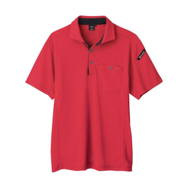 エコ制電半袖ポロシャツ S 6090-71-S 1点