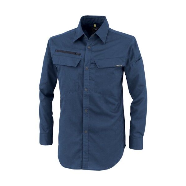 裏綿ストレッチ長袖シャツ 1513-19-SS 1点