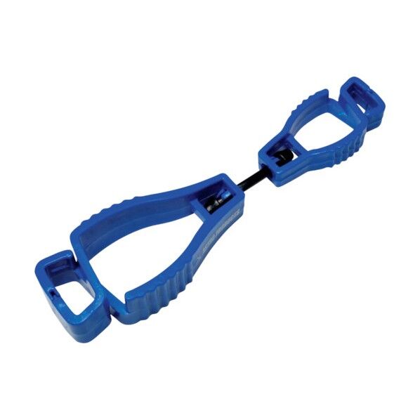 ワールドツール グローブホルダー (小)L47×W24×H12mm,(大)L63×W33×H18mm ブルー 16-08654 1双...