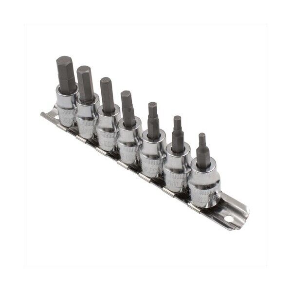 AP 3/8DR ビットソケット HEX セット インチ(7個組) 2002000029348 1点