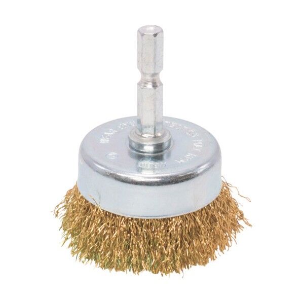 AP 1/4HEX ワイヤーブラシ 真鍮 カップ型 2011000012168 1点