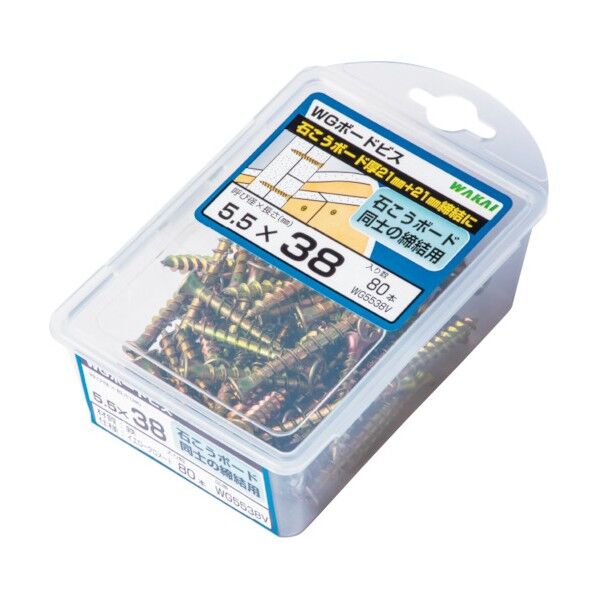 WGボードビス バリューパック 5.5X38 WG5538V 80本...