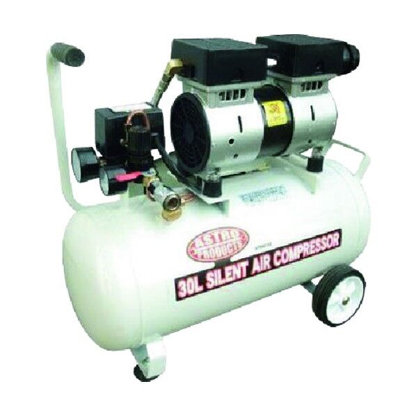 オイルレス サイレント エアーコンプレッサー 30L 2004000007920 1点