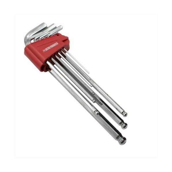 AP HEXレンチ セット エキストラロングボールポイント(9本組) 2002000030863 1点