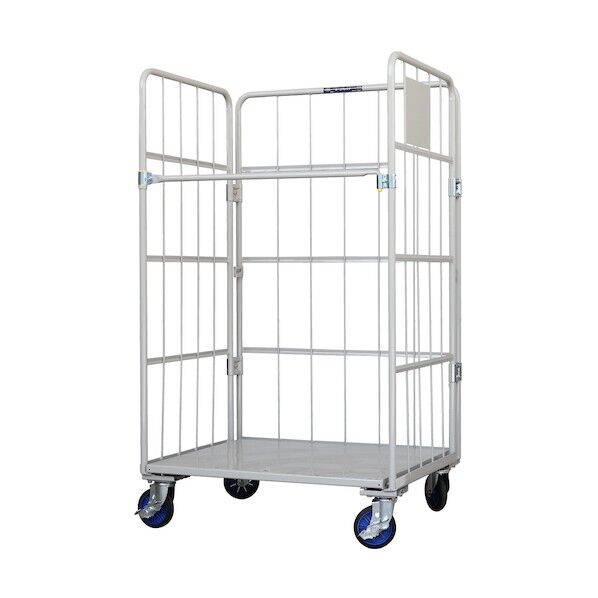 床板スチール製カゴ車 1000x800x1700