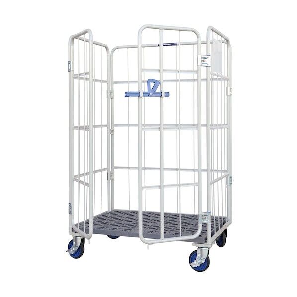 カーゴプレスタ観音扉付800×600×1700床プラ ベージュ色