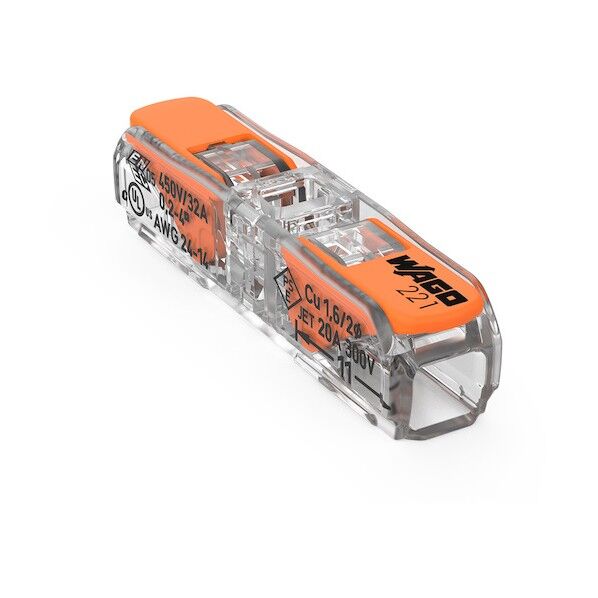 透明・オレンジ 221-2411 60個...