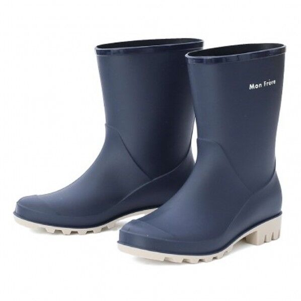 ハーフレインブーツ S ネイビー