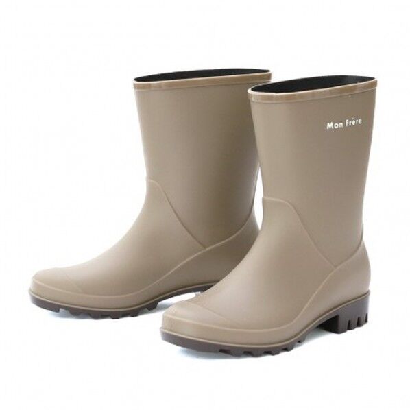 ハーフレインブーツ S ベージュ