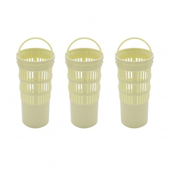 赤札見つけ シンク用 ゴミカゴ 3個セット (排水口のゴミ受け プラスチック製)