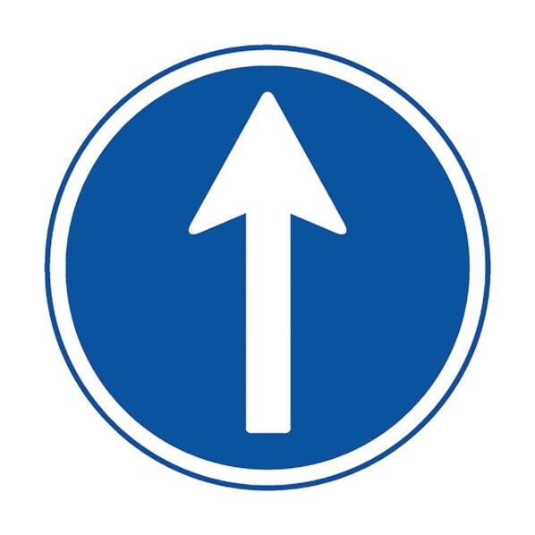 道路用標識 指定方向外進行禁止 395-311 1点