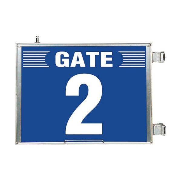 突出し式ゲート標識 GATE2セット 305-82 1点