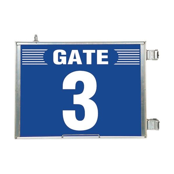 突出し式ゲート標識 GATE3セット 305-83 1点