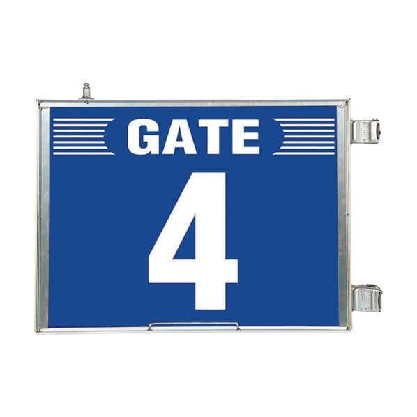 突出し式ゲート標識 GATE4セット 305-84 1点