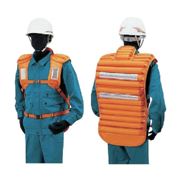 ユニット バックプロテクター(反射付) 379-57 1個