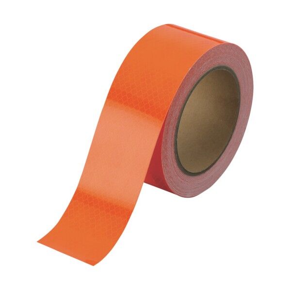 蛍光プリズム高輝度反射テープ 蛍光オレン 864-87 1点