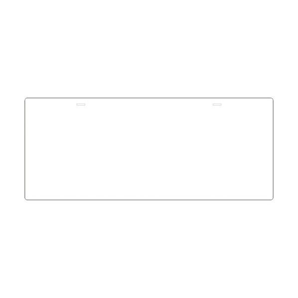 白鉄板 450×1095×0.8 平板